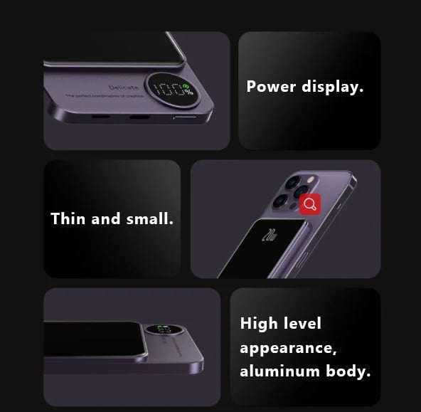 (🎉 BUY 2 GET 1 FREE)-Macsafe Powerbank Magnetic-(Buy 10000mAh save more)
