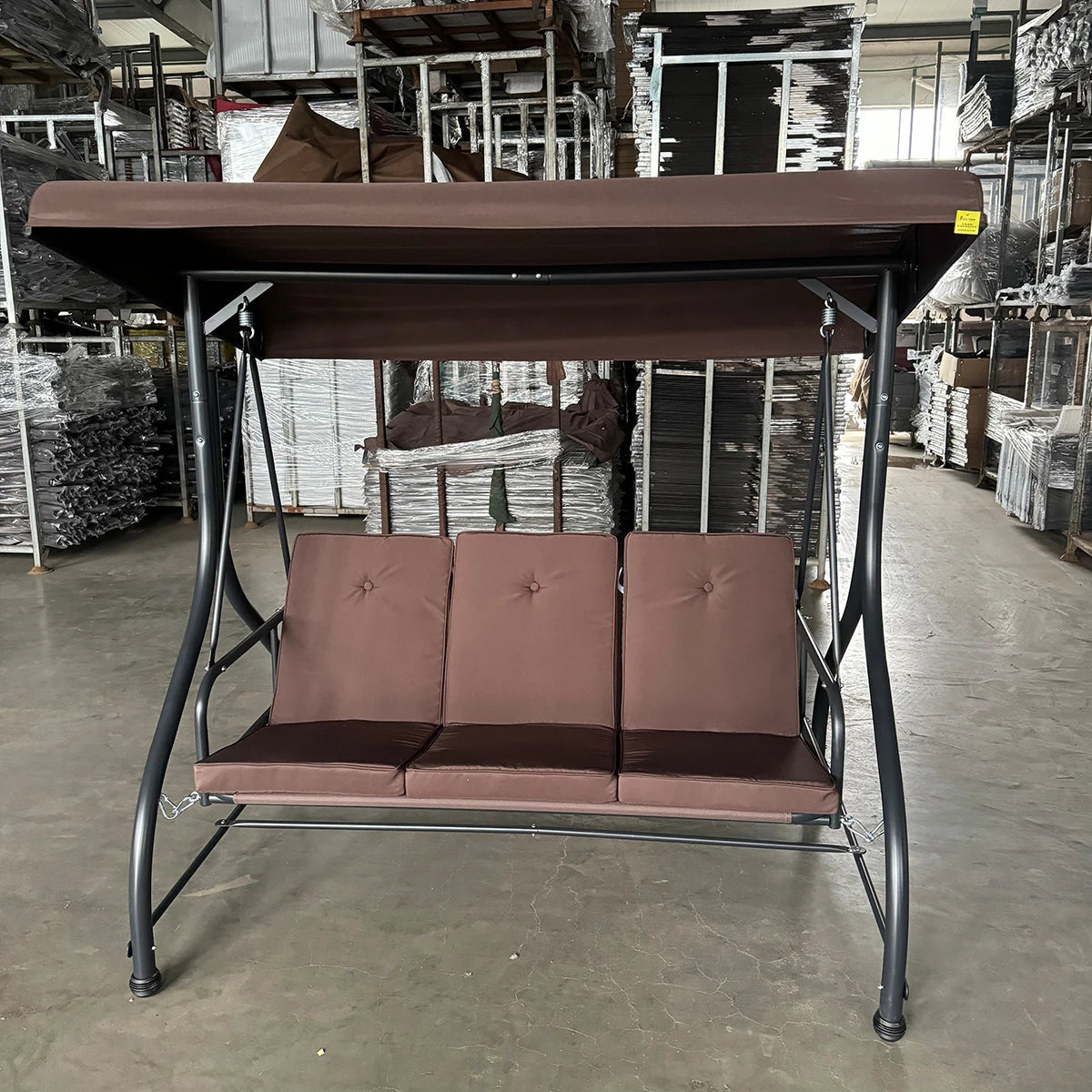 Outdoor Seating 3 Person Porch Swing Chair Gazebo