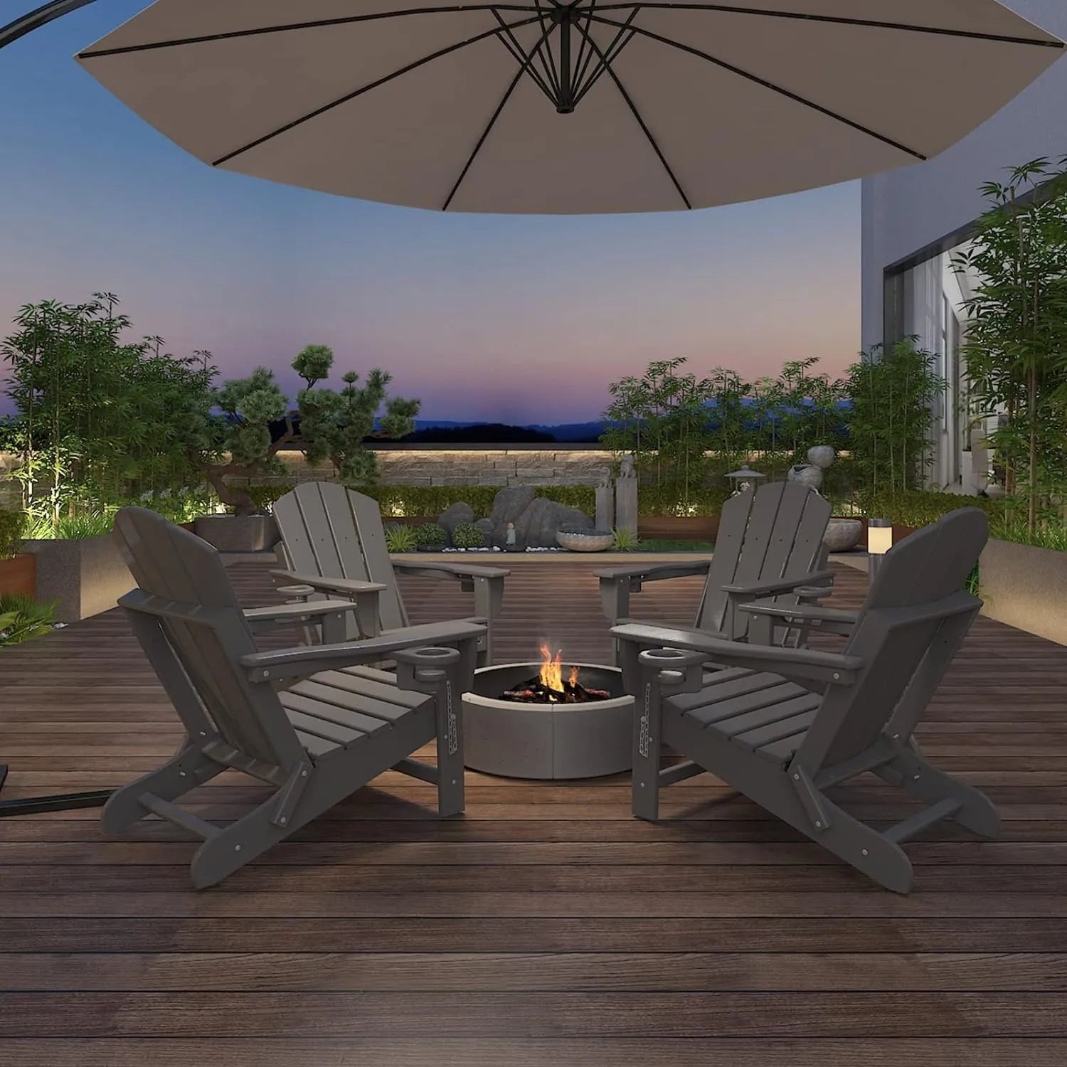 ⛱️Folding Outdoor Adirondack Chairs⏰Last Day Clearance Sale