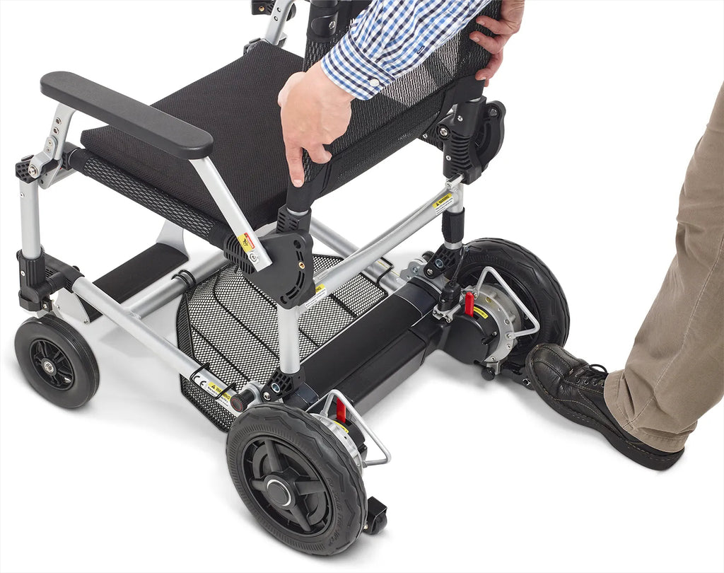 💝𝗢𝗳𝗳𝗶𝗰𝗶𝗮𝗹𝗹𝘆 𝗟𝗶𝗰𝗲𝗻𝘀𝗲𝗱 , Buy 2 Get 2 Free✨ Folding Power Chair Left- or Right-handed Control✨500-lb Weight Capacity