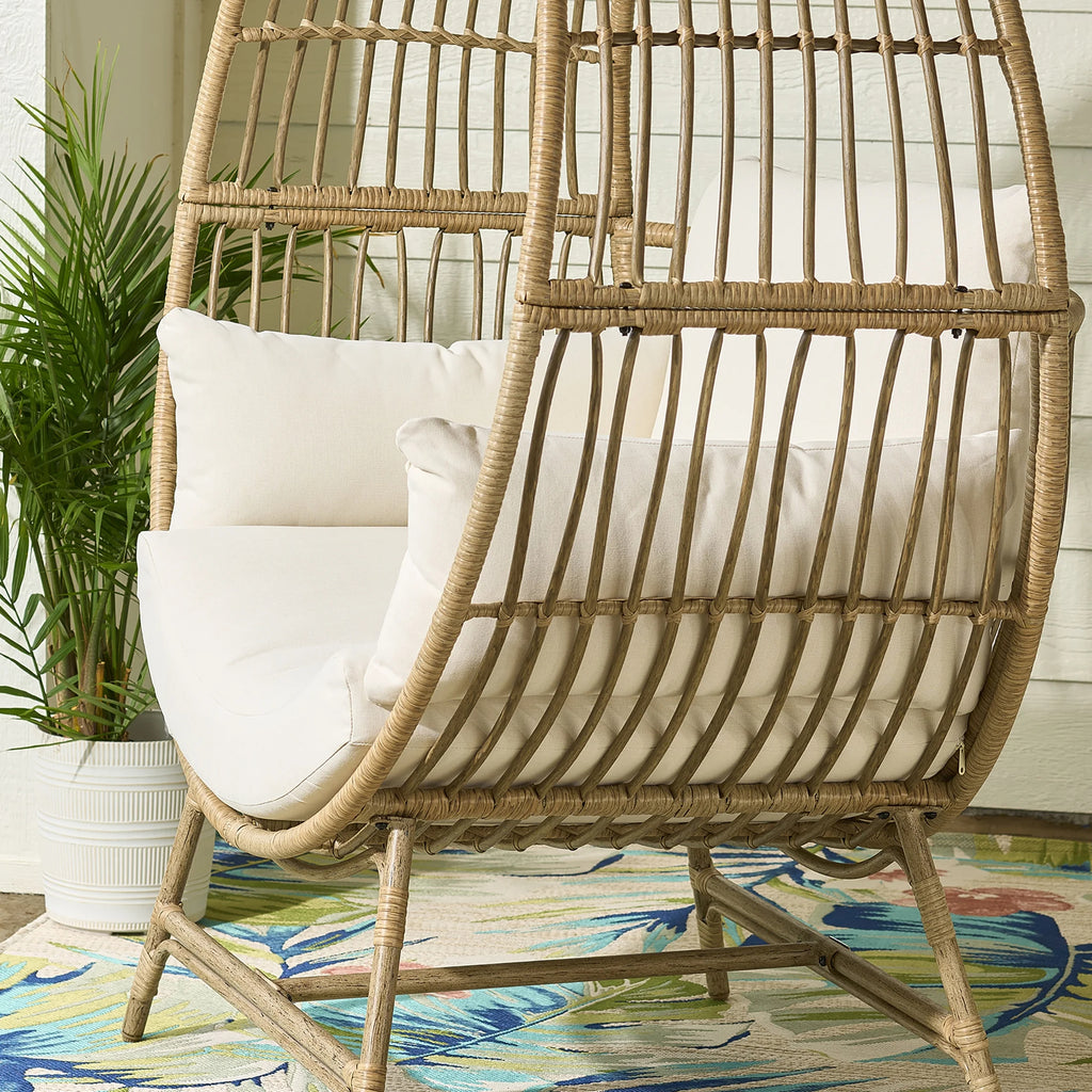 Better Homes & Gardens Bellamy Round Wicker Outdoor Egg Chair
