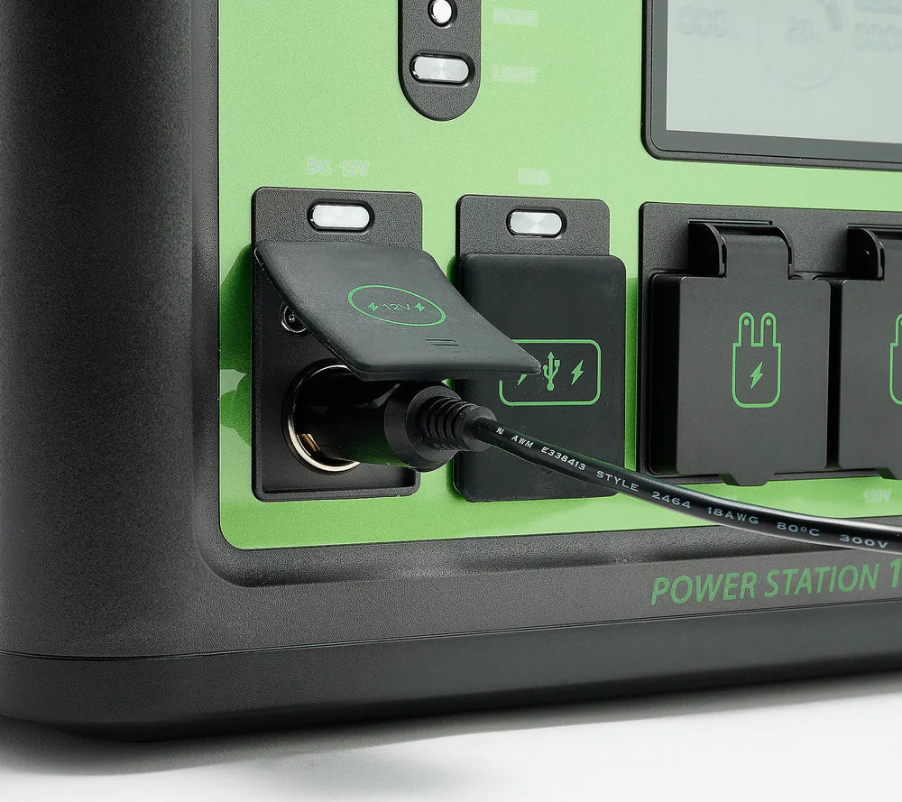⚡1600Wh Power Station with 11 Outlets & 100W Solar Panel & Trolley（Limit One per order）