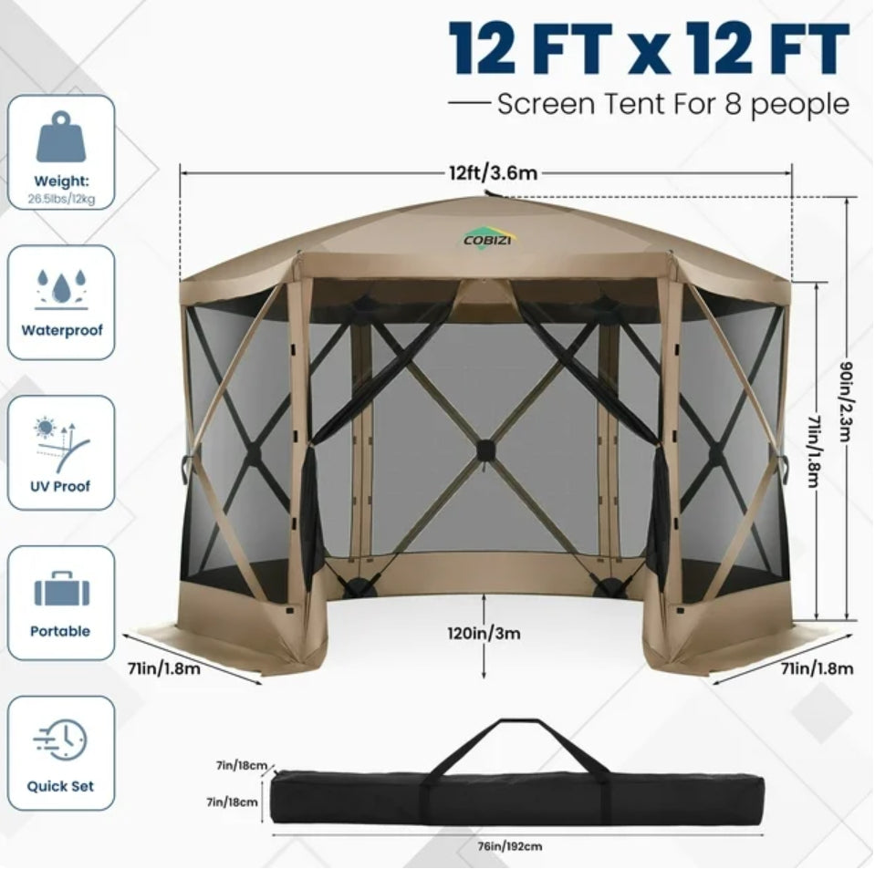 💝Factory Clearance , Buy 1 Get 1 Free 💝12x12ft Pop up Gazebo