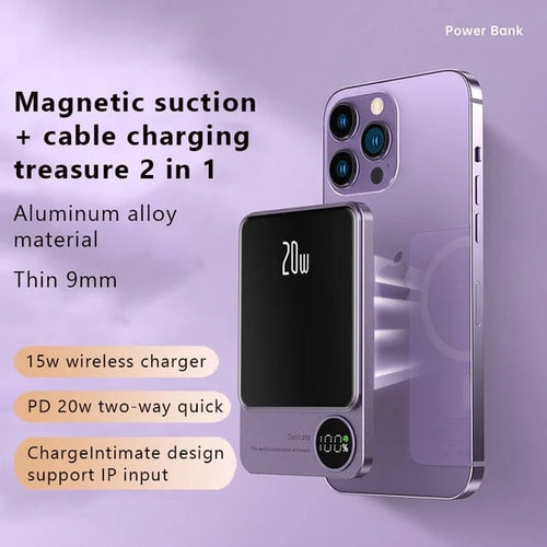(🎉 BUY 2 GET 1 FREE)-Macsafe Powerbank Magnetic-(Buy 10000mAh save more)