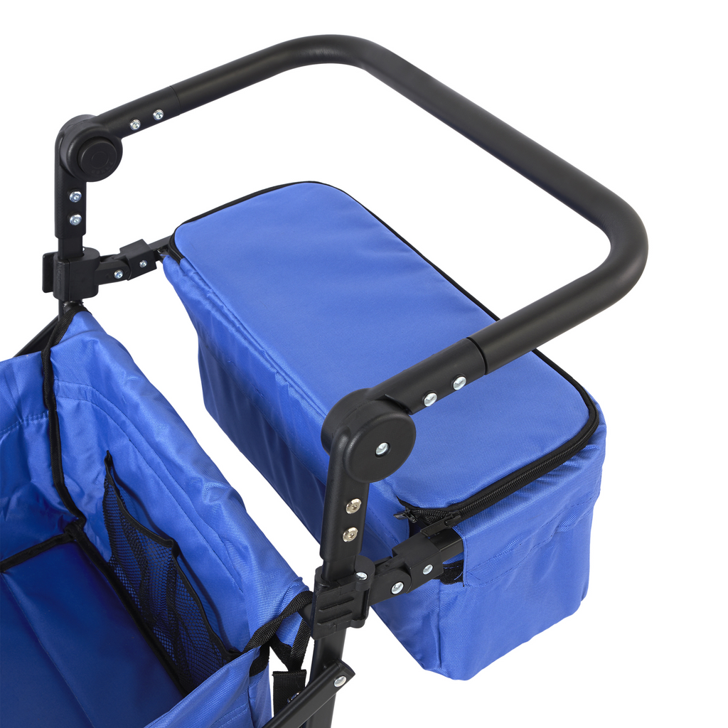Father's Day Clearance💝Buy 2 Get 50% Off✨WonderFold S3 Push & Pull Folding Wagon with Cooler and Cupholder✅500-lb Weight Capacity